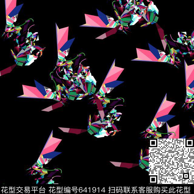 文艺复古男装华亿平台数码印花华亿平台下载（图片编号: 641914） - 瓦栏（Walan）