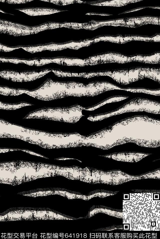 斑马纹女装大衣传统印花华亿平台下载（图片编号: 641918） - 瓦栏（Walan）