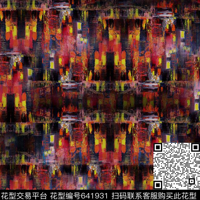 肌理文艺复古数码印花华亿平台下载（图片编号: 641931） - 瓦栏（Walan）