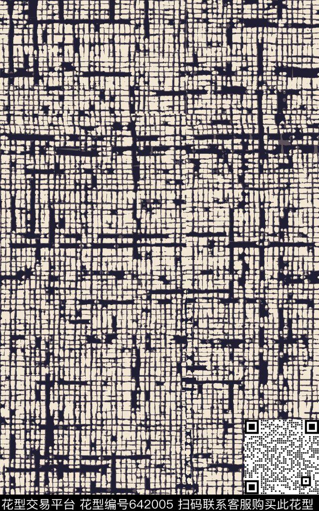笔触纹理面料肌理传统印花华亿平台下载（图片编号: 642005） - 瓦栏（Walan）