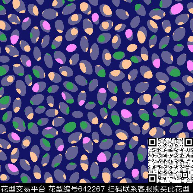 波点圆圈圆形数码印花华亿平台下载（图片编号: 642267） - 瓦栏（Walan）