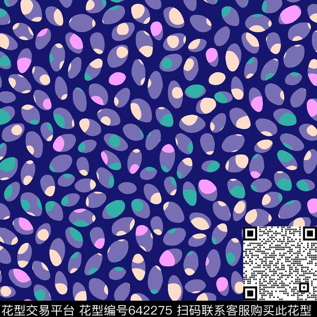 波点圆圈圆形数码印花华亿平台下载（图片编号: 642275） - 瓦栏（Walan）