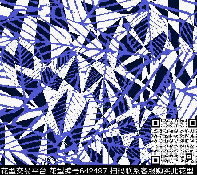 解构不规则几何传统印花华亿平台下载（图片编号: 642497） - 瓦栏（Walan）