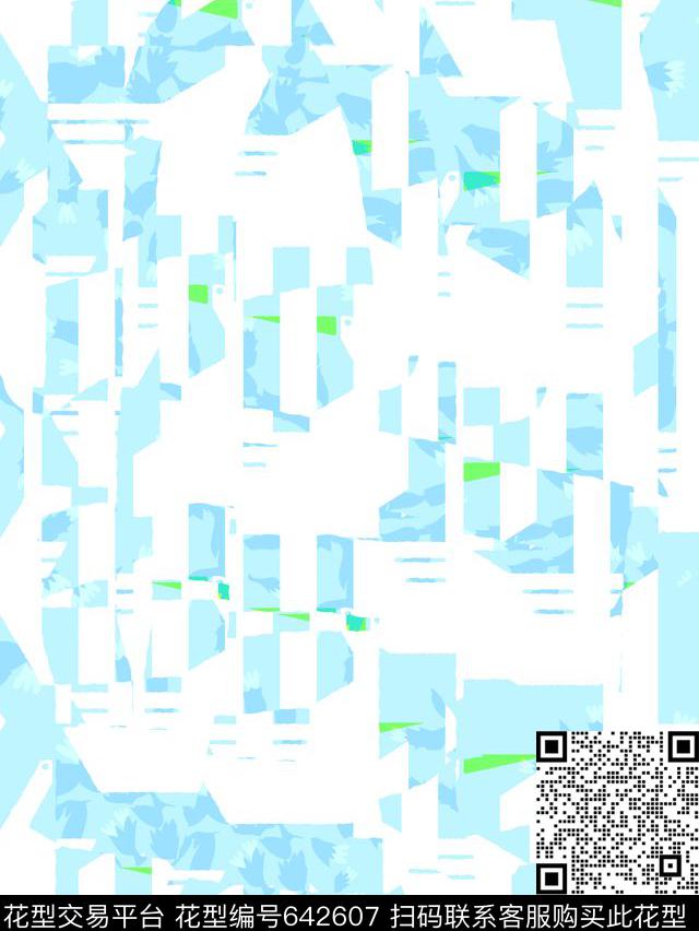 休闲清新花卉传统印花华亿平台下载（图片编号: 642607） - 瓦栏（Walan）