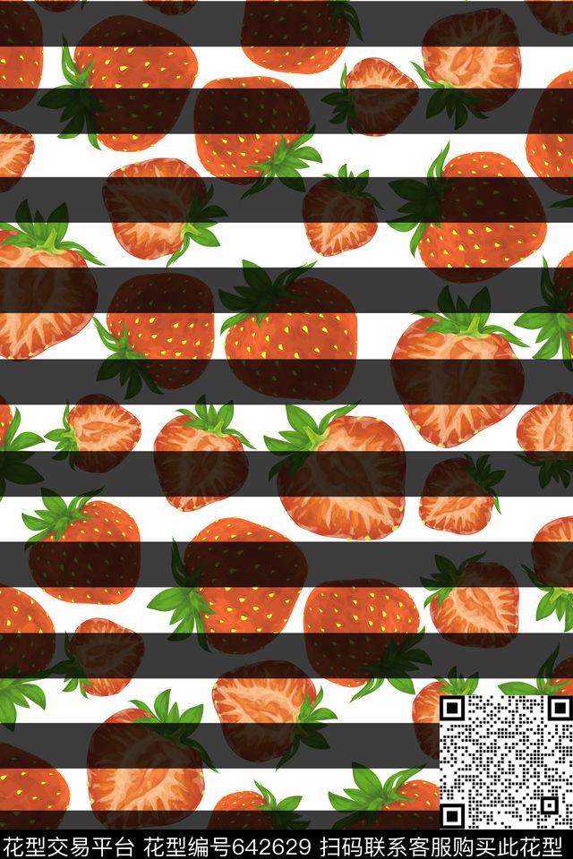 趣味多肉蔬菜数码印花华亿平台下载（图片编号: 642629） - 瓦栏（Walan）