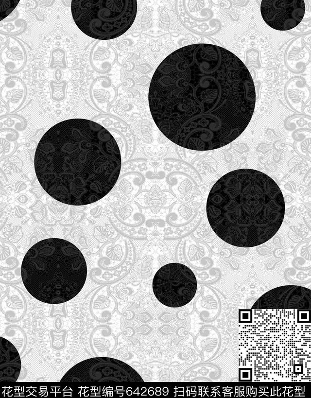 南美笔触民族风数码印花华亿平台下载（图片编号: 642689） - 瓦栏（Walan）