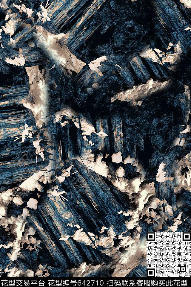 时尚抽象地理纹理数码印花时尚大牌男装外套夹克卫衣印花欧美潮流印花数码印花华亿平台下载（图片编号: 642710） - 瓦栏（Walan）