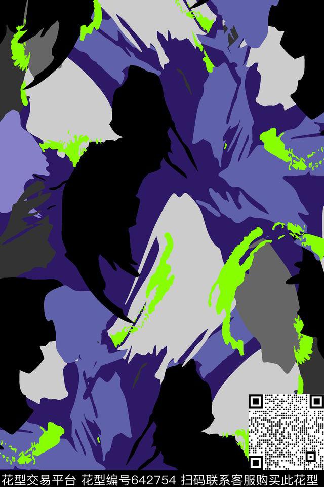 欧美传统实色迷彩传统印花华亿平台下载（图片编号: 642754） - 瓦栏（Walan）