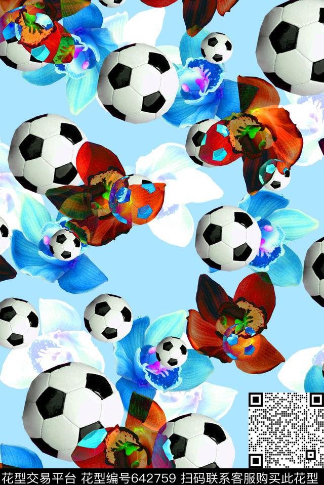泳装卡通足球数码印花华亿平台下载（图片编号: 642759） - 瓦栏（Walan）