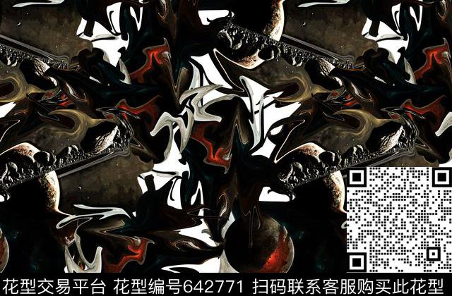 星球肌理星空数码印花华亿平台下载（图片编号: 642771） - 瓦栏（Walan）