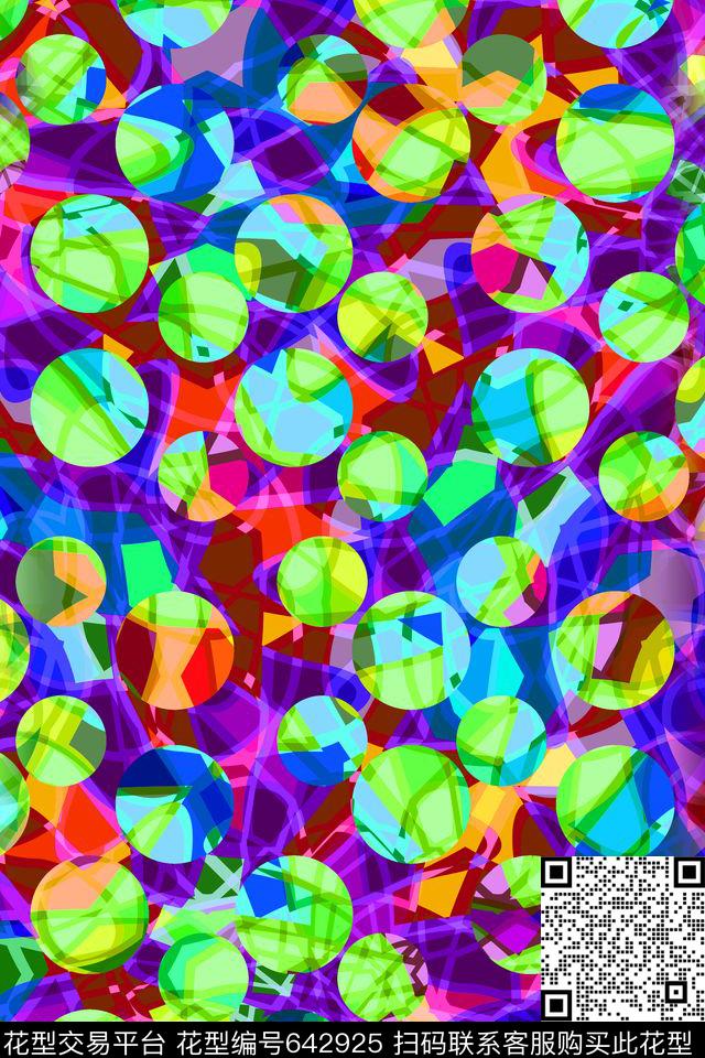 波点圆圈圆形传统印花华亿平台下载（图片编号: 642925） - 瓦栏（Walan）