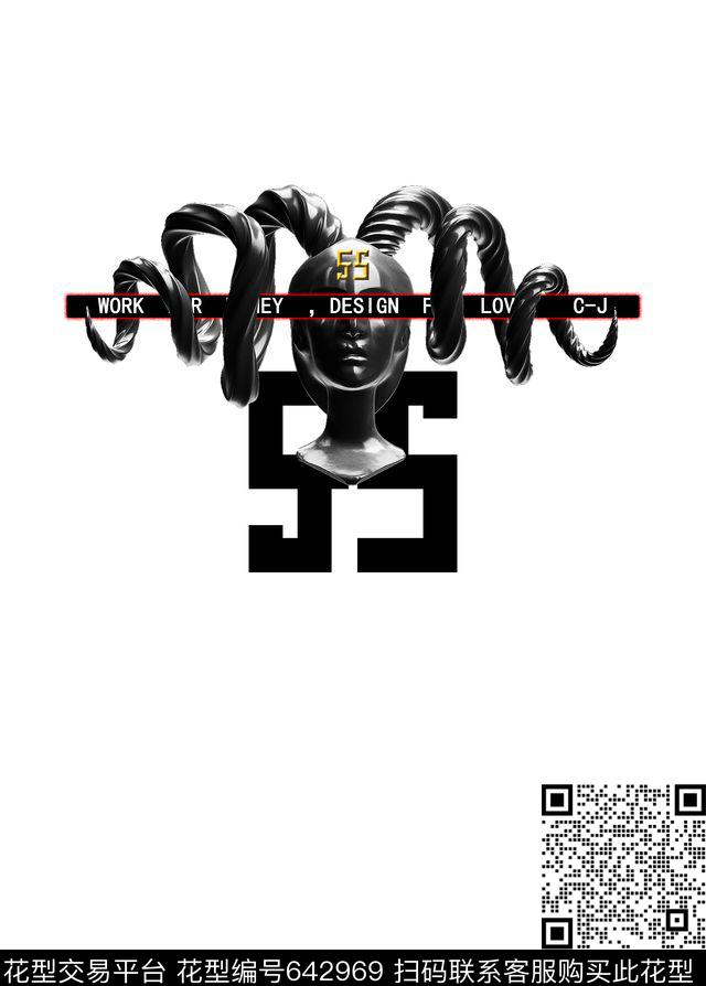 原创T恤个性数码印花华亿平台下载（图片编号: 642969） - 瓦栏（Walan）