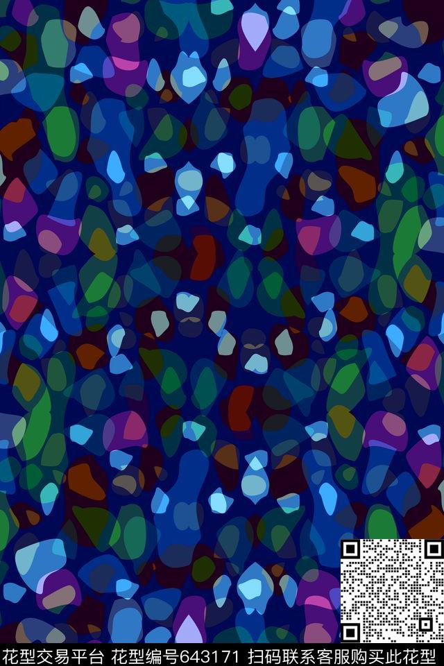 几何迷彩服传统印花华亿平台下载（图片编号: 643171） - 瓦栏（Walan）