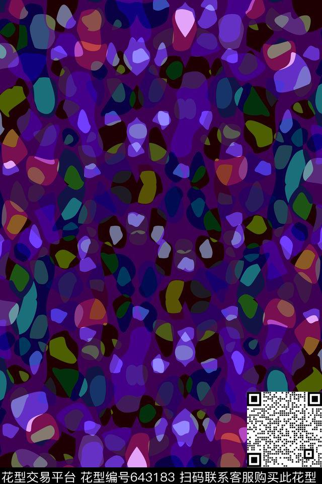 几何迷彩服传统印花华亿平台下载（图片编号: 643183） - 瓦栏（Walan）