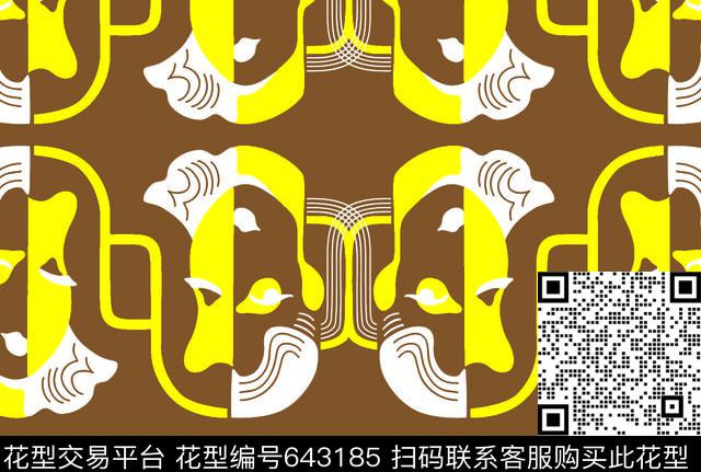 大牌风衣卫衣几何华亿平台2017年春夏女装新华亿平台脸传统印花华亿平台下载（图片编号: 643185） - 瓦栏（Walan）