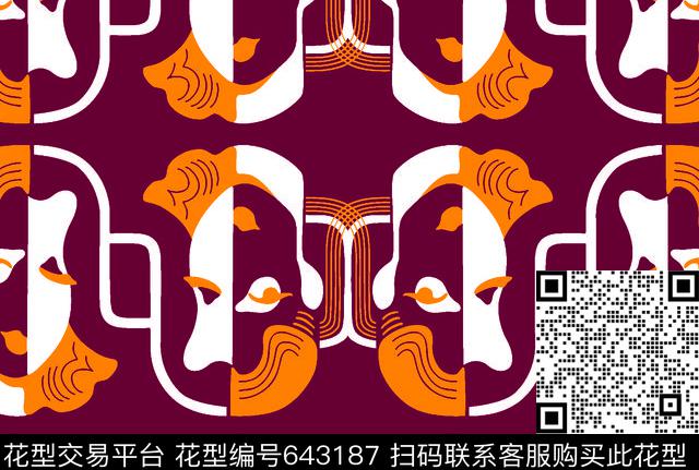 大牌风衣卫衣几何华亿平台2017年春夏女装新华亿平台脸传统印花华亿平台下载（图片编号: 643187） - 瓦栏（Walan）