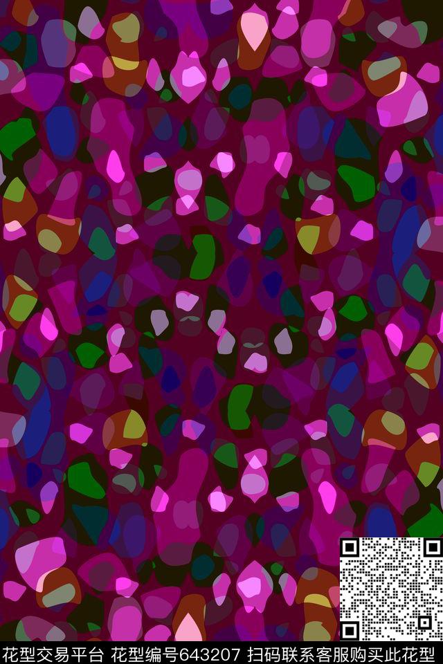 几何迷彩服传统印花华亿平台下载（图片编号: 643207） - 瓦栏（Walan）