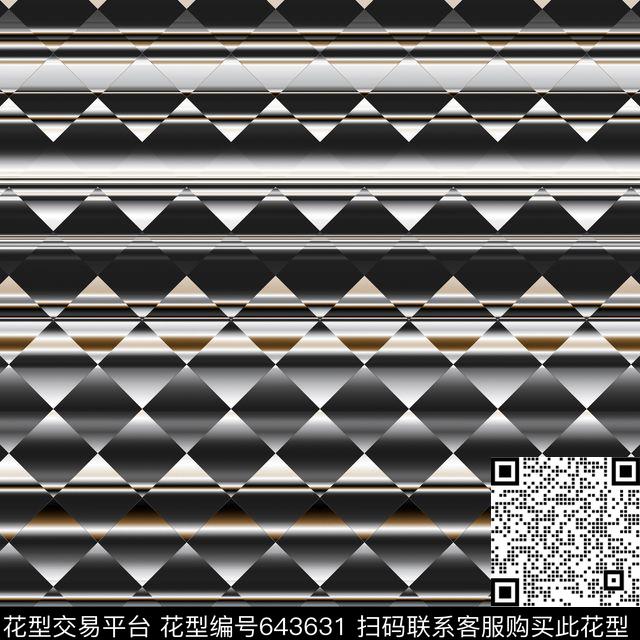 编织马赛克菱形数码印花华亿平台下载（图片编号: 643631） - 瓦栏（Walan）