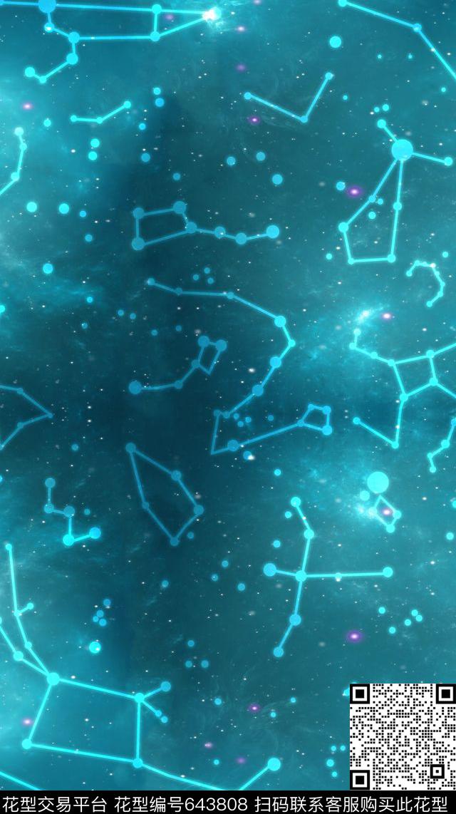 星空太空宇宙数码印花华亿平台下载（图片编号: 643808） - 瓦栏（Walan）