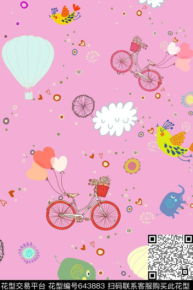 童装趣味可爱传统印花华亿平台下载（图片编号: 643883） - 瓦栏（Walan）