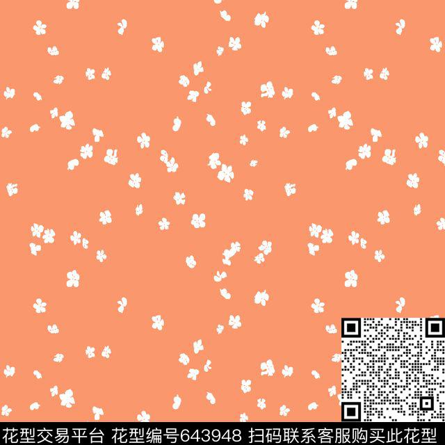 小碎花花朵花卉传统印花华亿平台下载（图片编号: 643948） - 瓦栏（Walan）