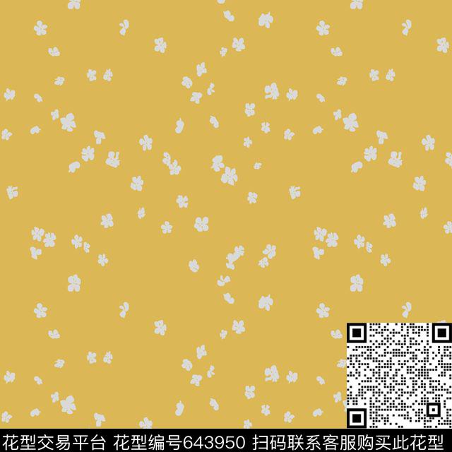 小碎花花朵花卉传统印花华亿平台下载（图片编号: 643950） - 瓦栏（Walan）