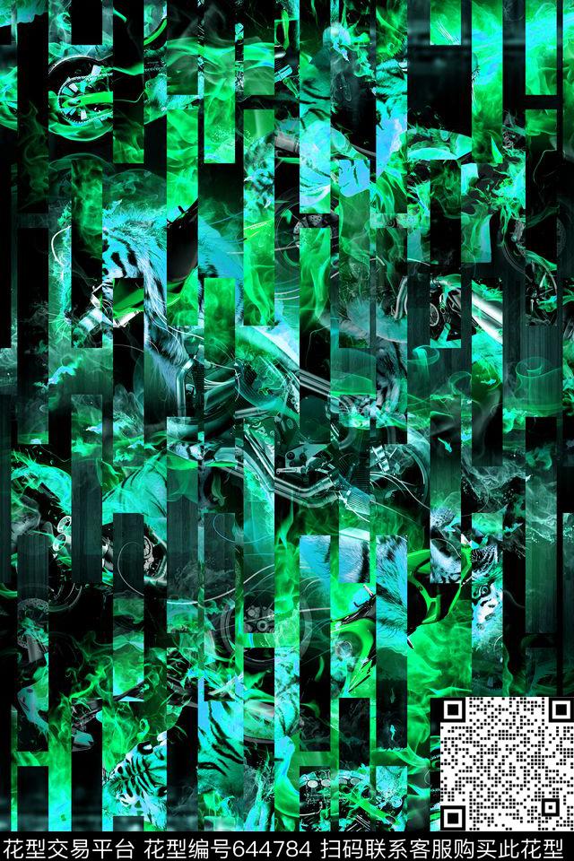 条子竖条细条纹数码印花华亿平台下载（图片编号: 644784） - 瓦栏（Walan）