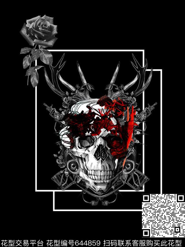 潮流男装数码印花华亿平台下载（图片编号: 644859） - 瓦栏（Walan）