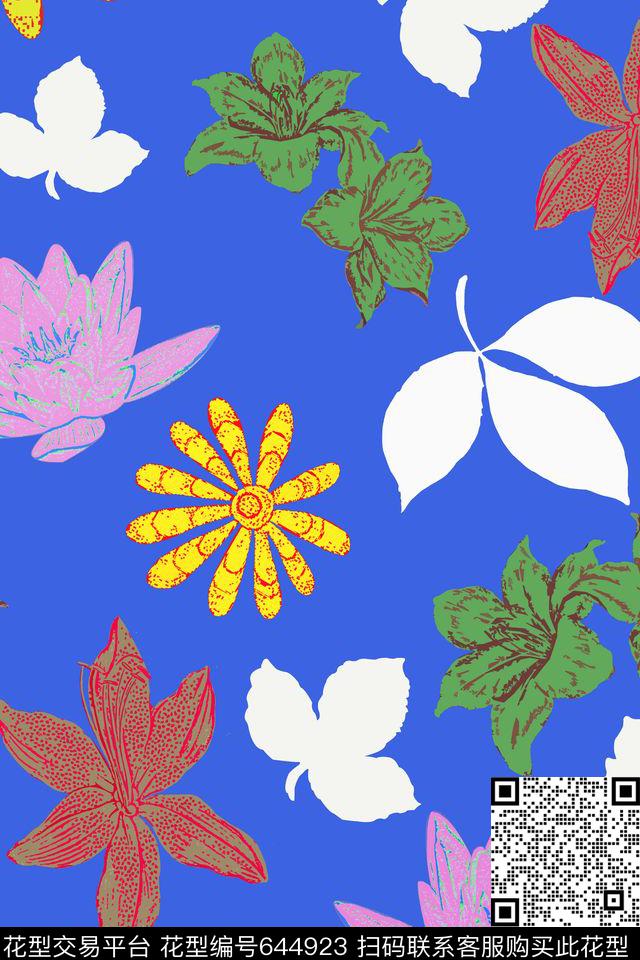 花卉传统女装传统印花华亿平台下载（图片编号: 644923） - 瓦栏（Walan）