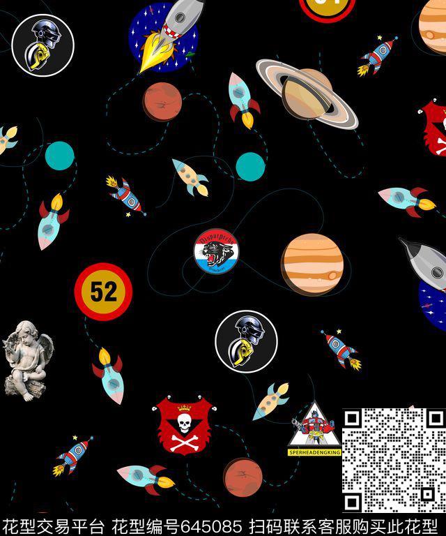 线条几何大牌数码印花华亿平台下载（图片编号: 645085） - 瓦栏（Walan）