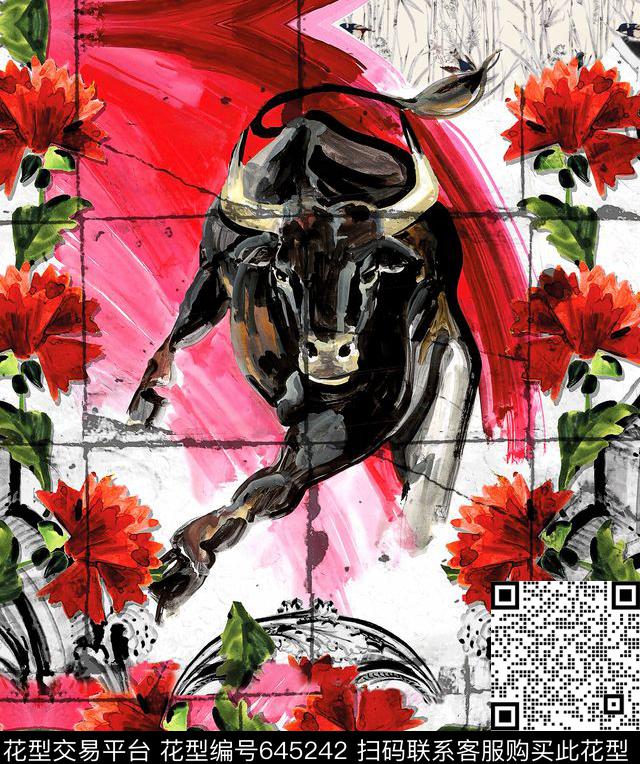 Dolce&Gabbana杜嘉班纳牛数码印花华亿平台下载（图片编号: 645242） - 瓦栏（Walan）