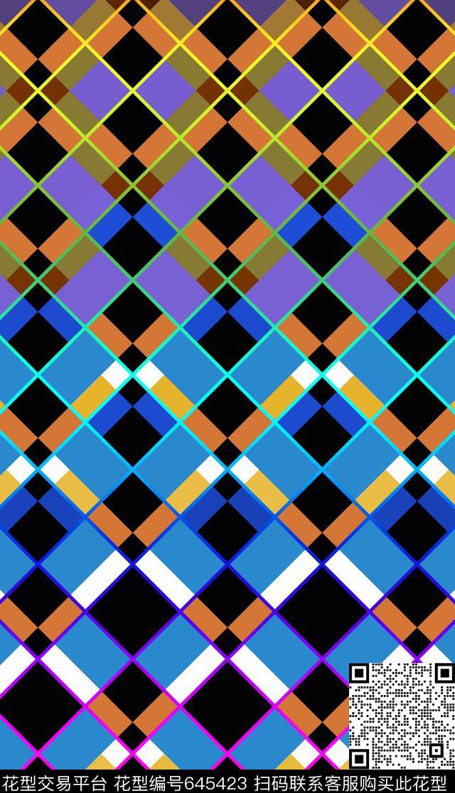 女装男装几何传统印花华亿平台下载（图片编号: 645423） - 瓦栏（Walan）