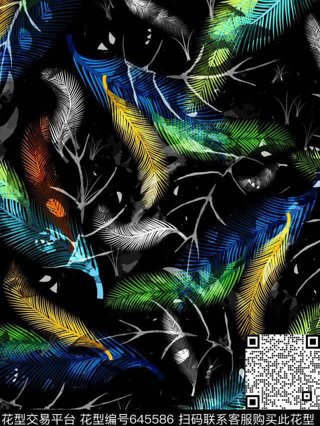 休闲现代服装数码印花华亿平台下载（图片编号: 645586） - 瓦栏（Walan）