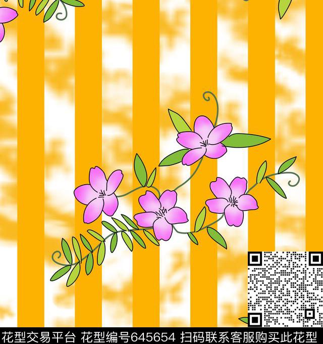 2017年春夏女装格子花卉花卉花朵传统印花华亿平台下载（图片编号: 645654） - 瓦栏（Walan）