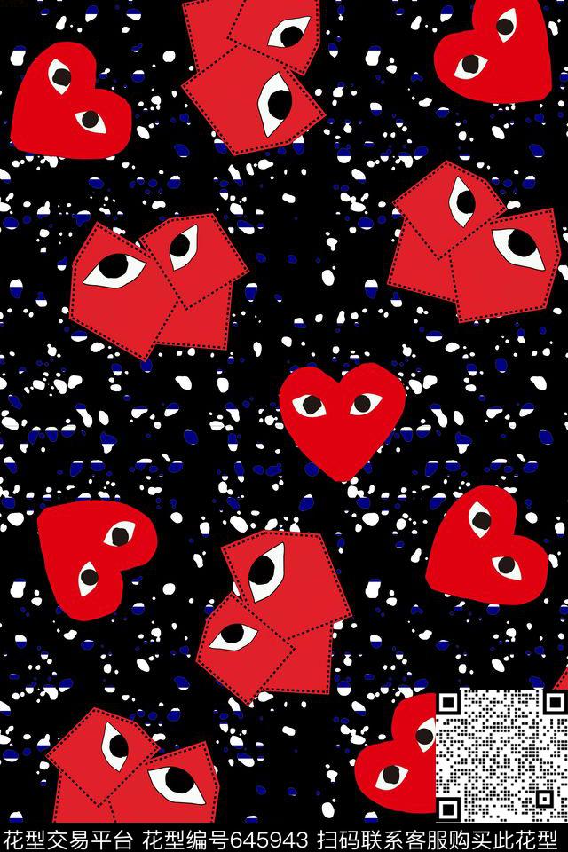 卡通流行时尚趣味传统印花华亿平台下载（图片编号: 645943） - 瓦栏（Walan）