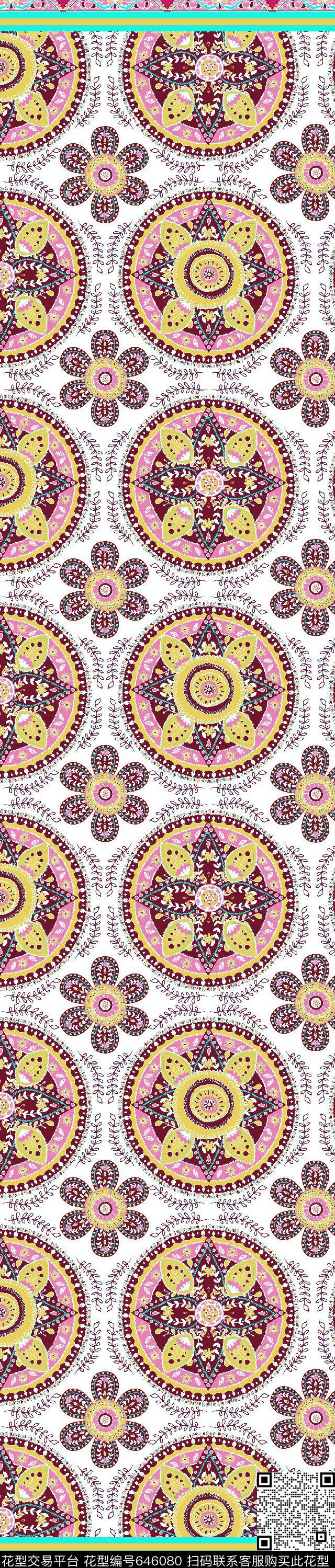 连衣裙定位传统传统印花华亿平台下载（图片编号: 646080） - 瓦栏（Walan）