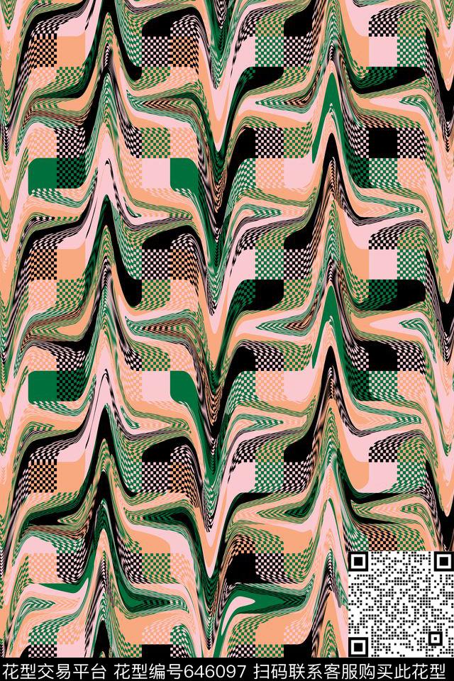 抽象泳装传统印花华亿平台下载（图片编号: 646097） - 瓦栏（Walan）