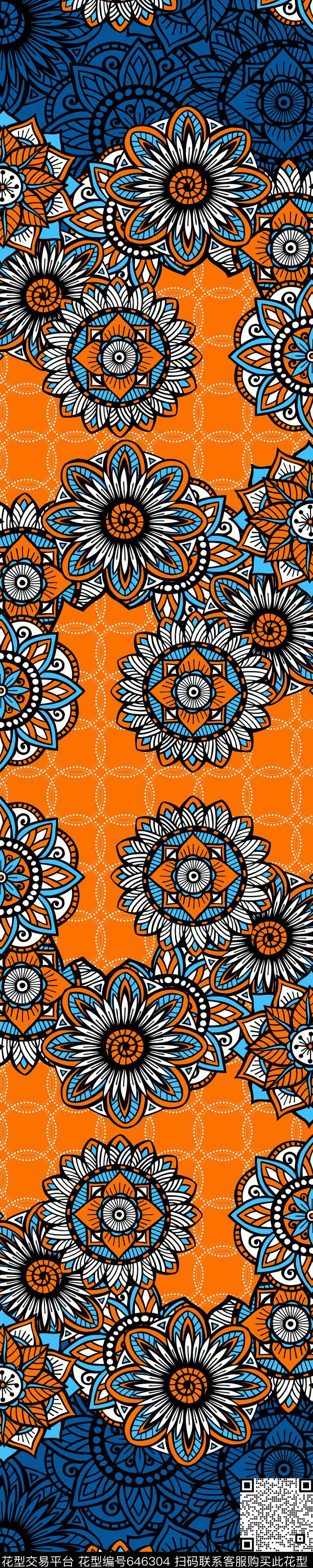 传统民族风北非印度传统印花华亿平台下载（图片编号: 646304） - 瓦栏（Walan）