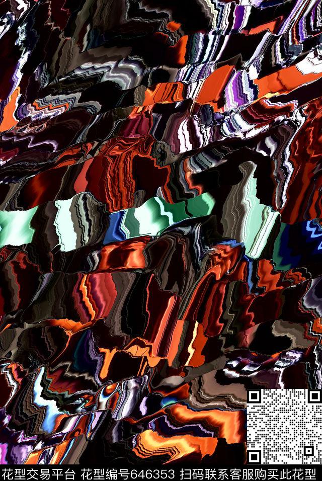 纹理大理石几何数码印花华亿平台下载（图片编号: 646353） - 瓦栏（Walan）