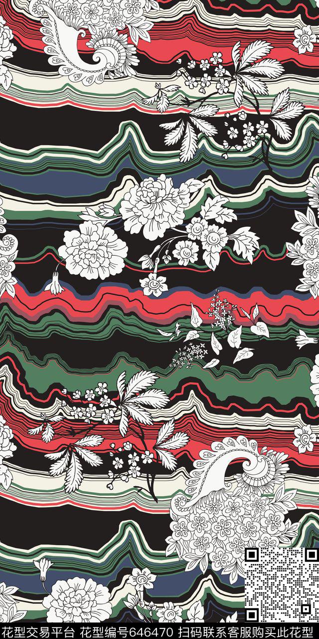 波西米亚印度东南亚传统印花华亿平台下载（图片编号: 646470） - 瓦栏（Walan）