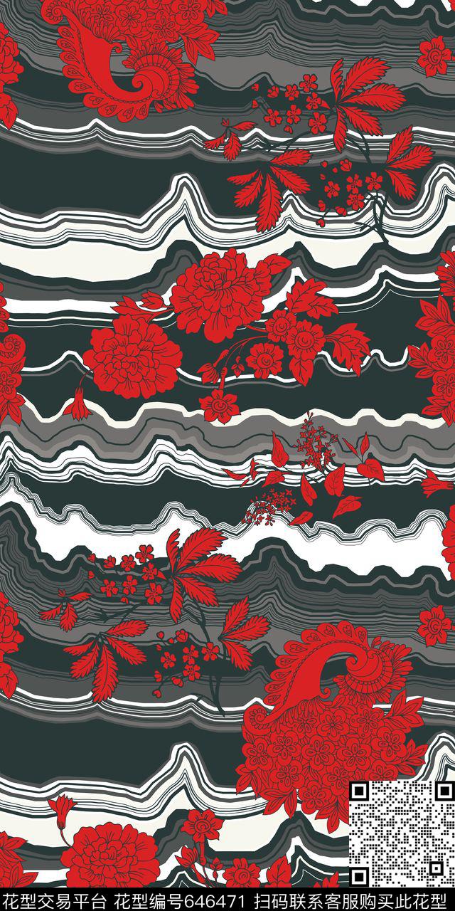 波西米亚印度东南亚传统印花华亿平台下载（图片编号: 646471） - 瓦栏（Walan）