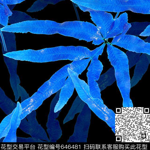 热带树叶女装华亿平台数码印花华亿平台下载（图片编号: 646481） - 瓦栏（Walan）
