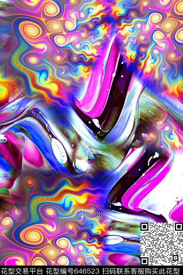 地表肌理抽象底纹纹理数码印花华亿平台下载（图片编号: 646523） - 瓦栏（Walan）