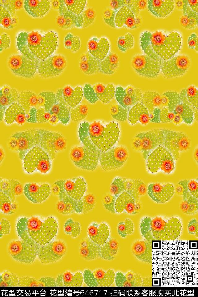 多色热带海滨度假热带植物数码印花华亿平台下载（图片编号: 646717） - 瓦栏（Walan）