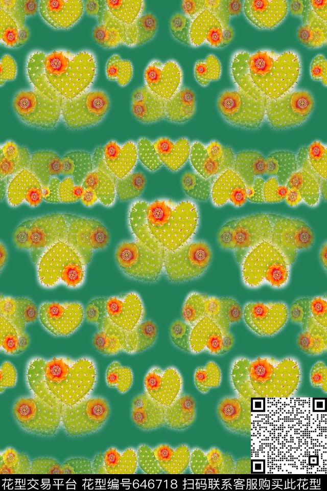 多色热带海滨度假热带植物数码印花华亿平台下载（图片编号: 646718） - 瓦栏（Walan）