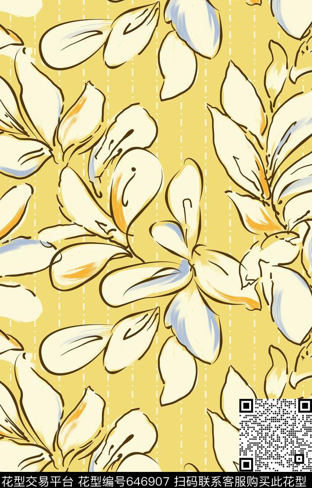 叶子传统印花华亿平台下载（图片编号: 646907） - 瓦栏（Walan）