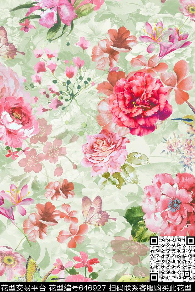 数码零点--女装零点--泳装数码印花华亿平台下载（图片编号: 646927） - 瓦栏（Walan）