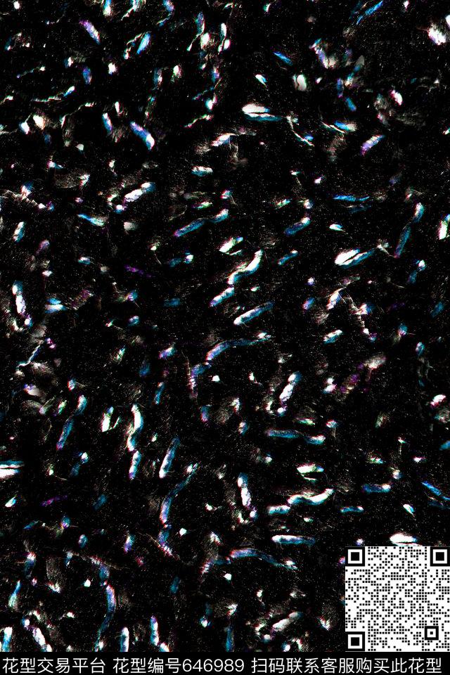 抽象几何毛线头数码印花华亿平台下载（图片编号: 646989） - 瓦栏（Walan）