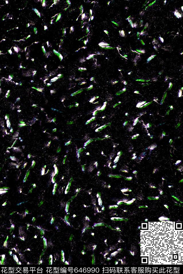 抽象几何毛线头数码印花华亿平台下载（图片编号: 646990） - 瓦栏（Walan）