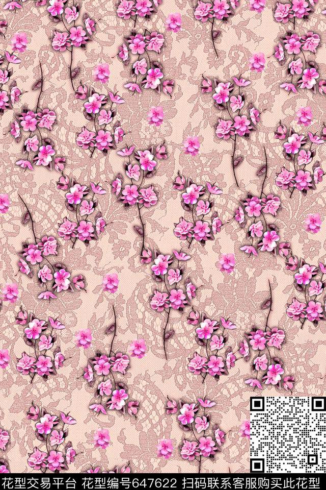 flowercolor迪拜花卉数码印花华亿平台下载（图片编号: 647622） - 瓦栏（Walan）